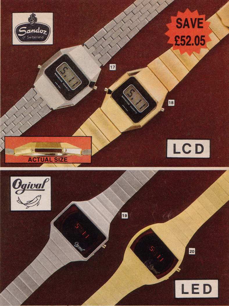 70s LED & LCD Watches