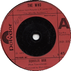 the who squeeze box