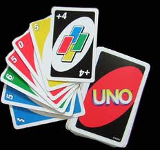UNO – This was a strange card game from 1971, which I did not really enjoy playing, it has cards of four colours Red, Green, Yellow and Blue which had a number on it from 1 to 9 and some are action cards too.