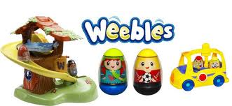 Weebles – If you are as old as me then you probably remember the song that went with these toys.